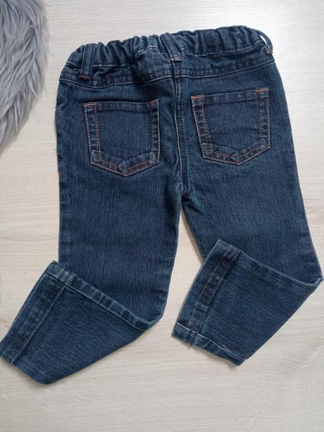 Dievčenské tmavomodré rifle f&f, veľk.1 1/2-2 r., f&f,86