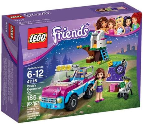 Lego friends "olívia a jej priesk.auto, hvezdáreň", 