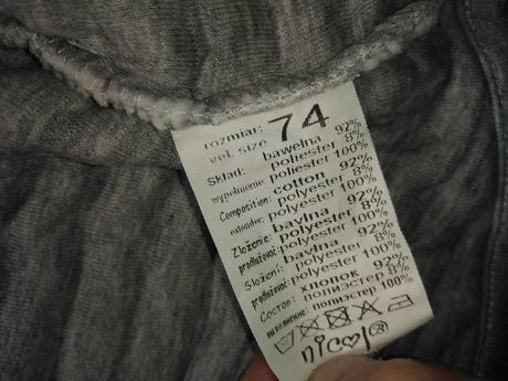 Balík oblečenia pre dievča veľ. 74, 68–80