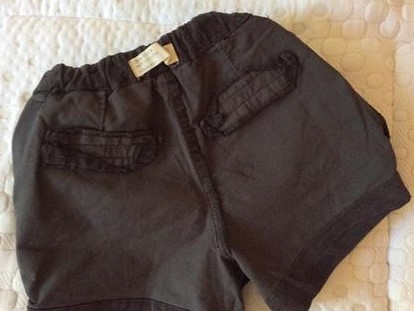 Krátke kordové šortky zn. zara v. 110, zara,110