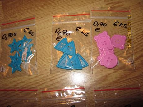 gombiky na textil ozdobné detské rôzne farby ,