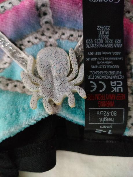 Kostým  pavučia slečna, 