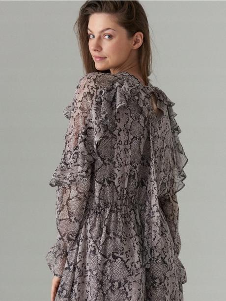 Šaty s hadím vzorom, mohito,s