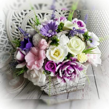 Voňavé mydlové kytice,