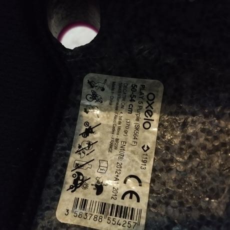 Prilba oxelo 50-54cm, s