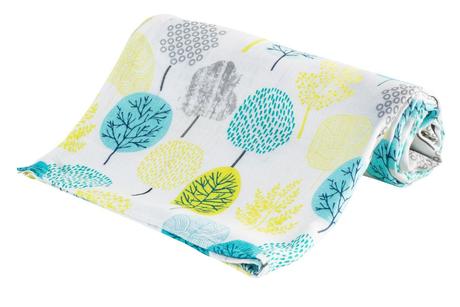 Bocioland  bambusová plienka 75x75cm les, 