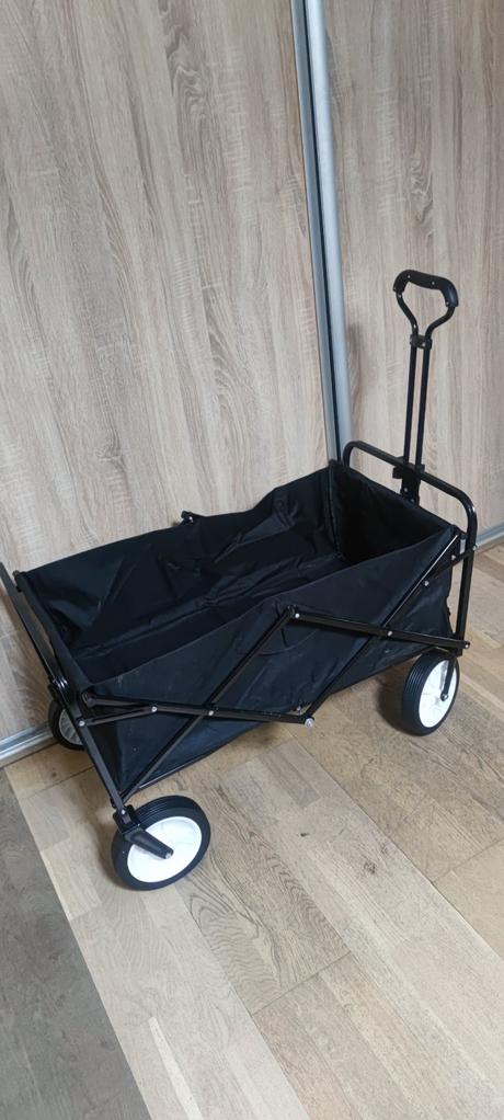 Prenosný, plážový, kempingový, skladateľný vozík,
