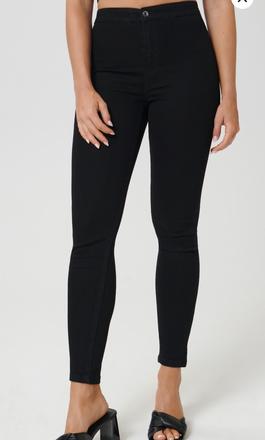 Uzke skinny nohavice s vysokym pasom, sinsay,32