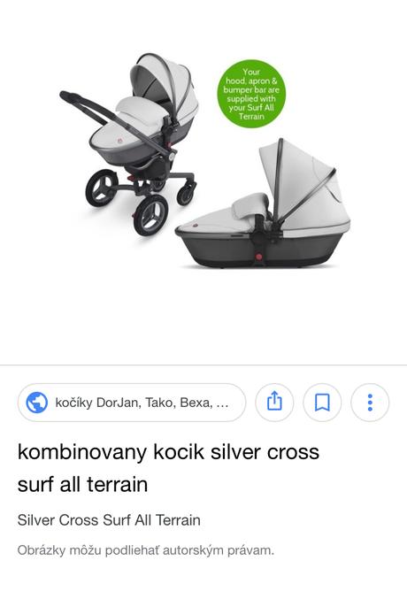 Štýlový silver cross surf (kombinovaný), silver cross,silver cross surf