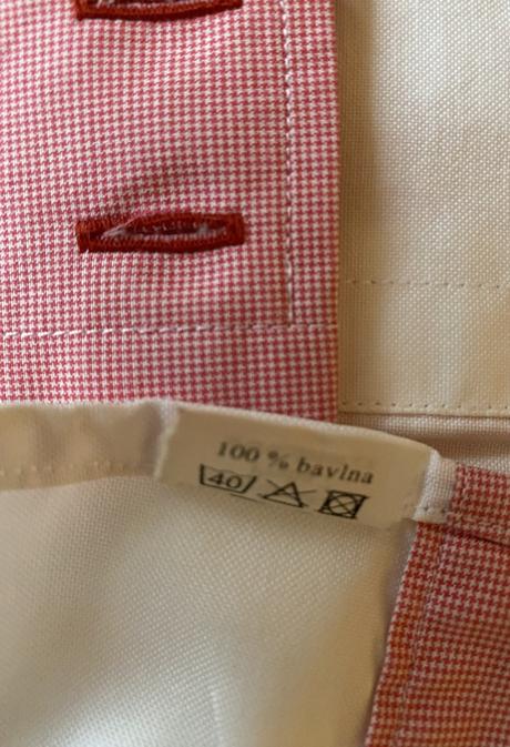 Kvalitná košeľa šitá na mieru v delor.cz v. 40, 40