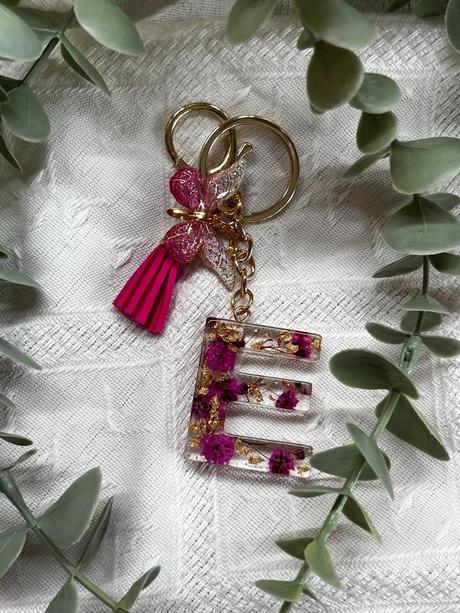 Ručne vyrobené živicové kľúčenky, 