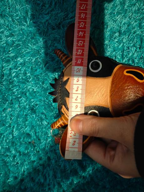 Kožená peňaženka / prívesok kravička- bulgaria,