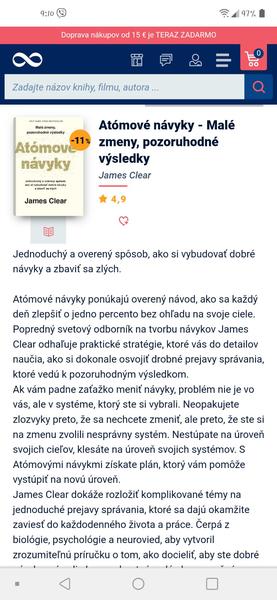 Kniha Dobré vibrácie, dobrý život verzus kniha Atómové návyky