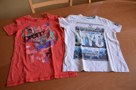 Letné tričká 2 ks - v.134/140, kik,134