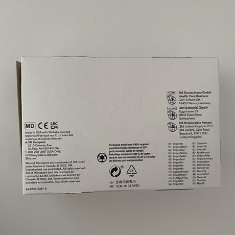 3m micropore náplasť papierová 1,25cm x 9,1m hnedá, 