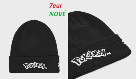Zimná čiapka pokémon čierna, house