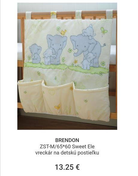 Vreckar na postielku brendon, šírka (cm): 60,dĺžka (cm): 70