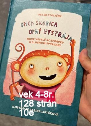 Kniha opica škorica opäť vystrája, p.stoličný, 4-8,