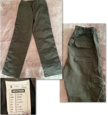 Detské nohavice, decathlon,158