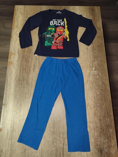 2x pyžamo (spiderman+ninjago), marvel,110