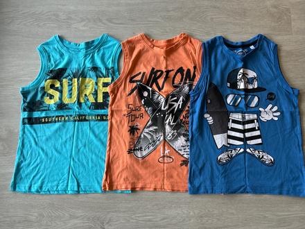 Chlapcenske bavlnene tricka vel. 134/140, palomino,134