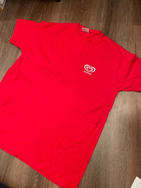 Tričko algida červené l/xl, xl