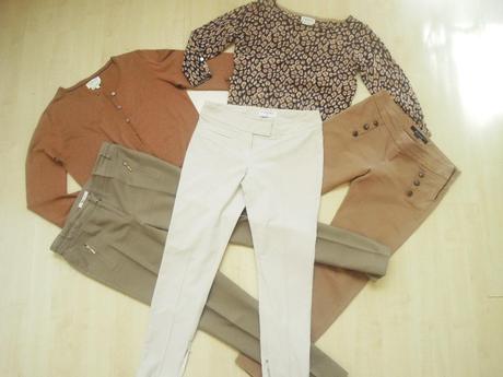 Svetríky a nohavice 38 /12/, 38