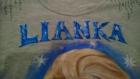 Ručne maľovaná elsa/lianka, 134