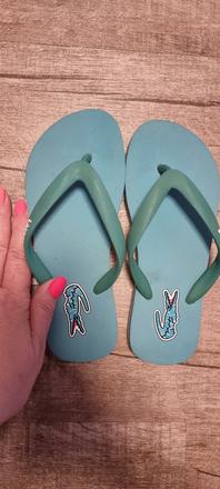 Šľapky/ žabky/ flip flop lacoste, lacoste,34