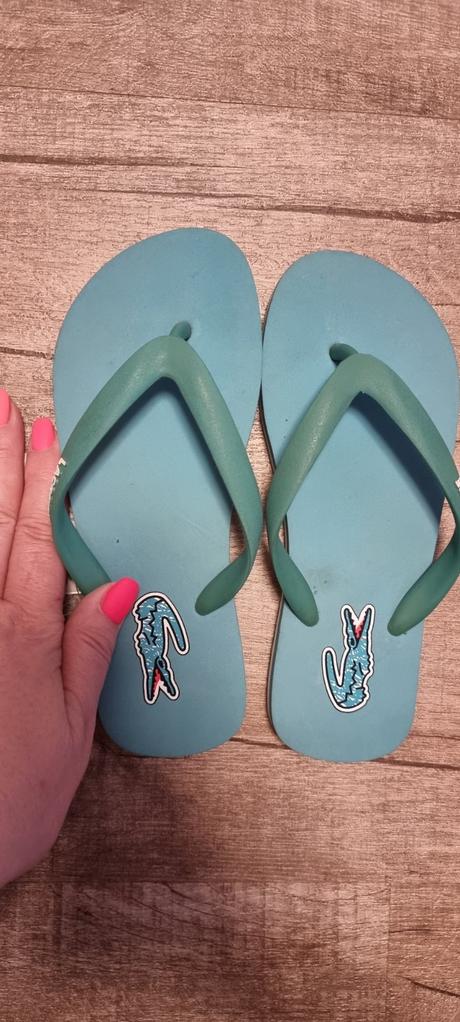 Šľapky/ žabky/ flip flop lacoste, lacoste,34