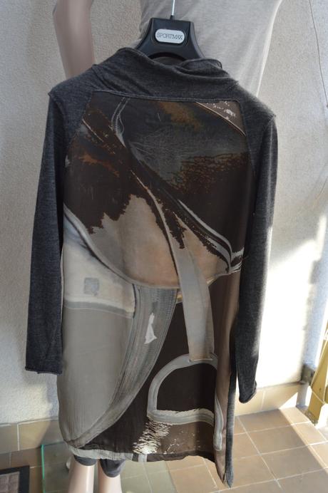 Max mara luxusné šaty hodváb+vlna, xs