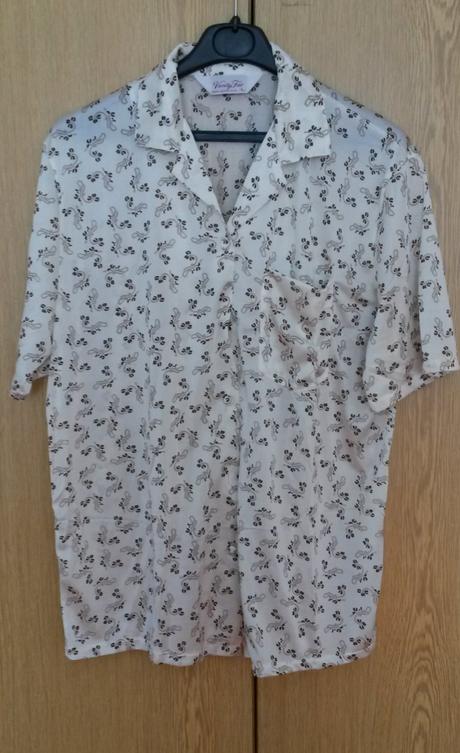 Nekrcive pyzamo - kavovy vzor, l