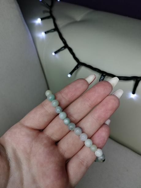 Handmade náramok z kryštálu amazonit, 