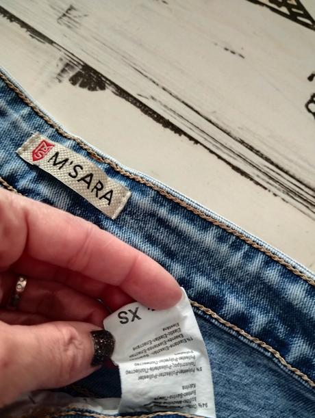 Boyfriend rifle s vysokym pasom, xs