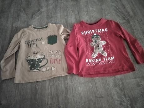 2x vianočné tričko, pepco,122