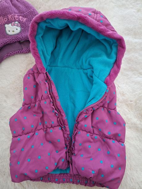 Dievcenska vesta plus ciapka, george,80