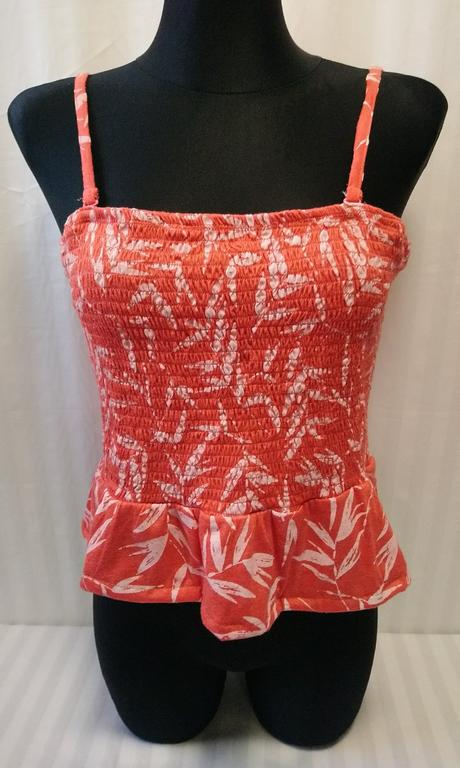 Dámsky riasený top na ramienka, bonmarché, bonmarché,l