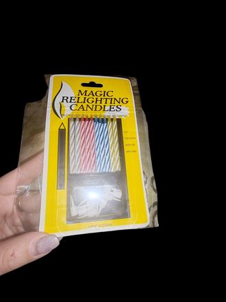 Sviecky čarovné 10ks nehasnuce, 