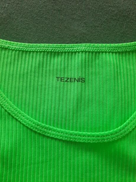 Zelený crop top, tezenis,m