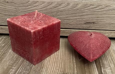 2ks prírodná palmová sviečka cena spolu, 