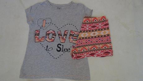 Dievčenské letné pyžamko-128, f&f,128