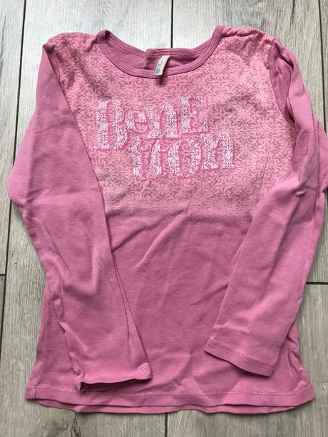 Tricko s dlhym rukavom, benetton,128