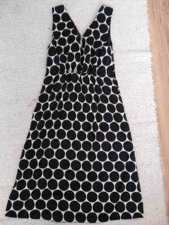 Šaty gulickove čierne, h&m,s