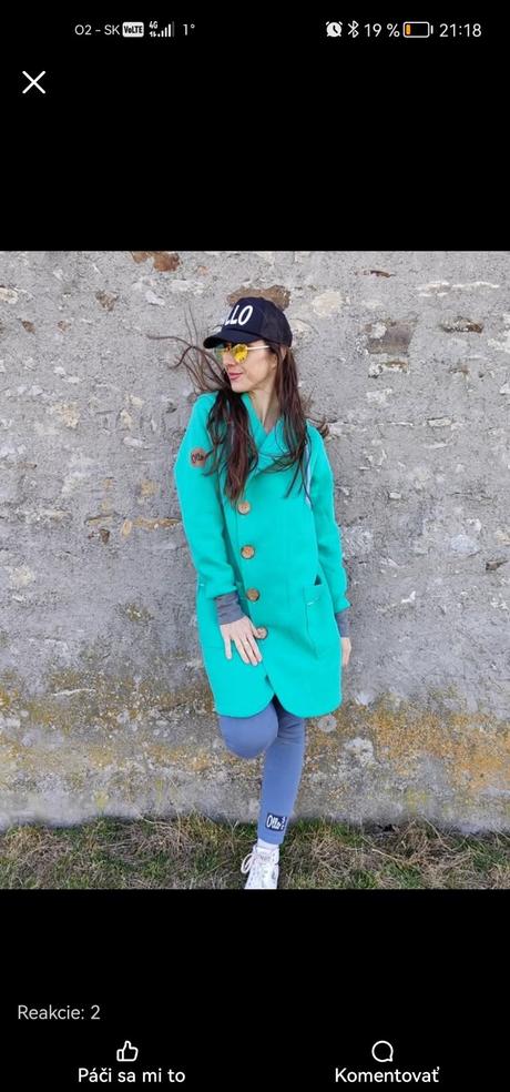 Dámsky kabát ollo, l