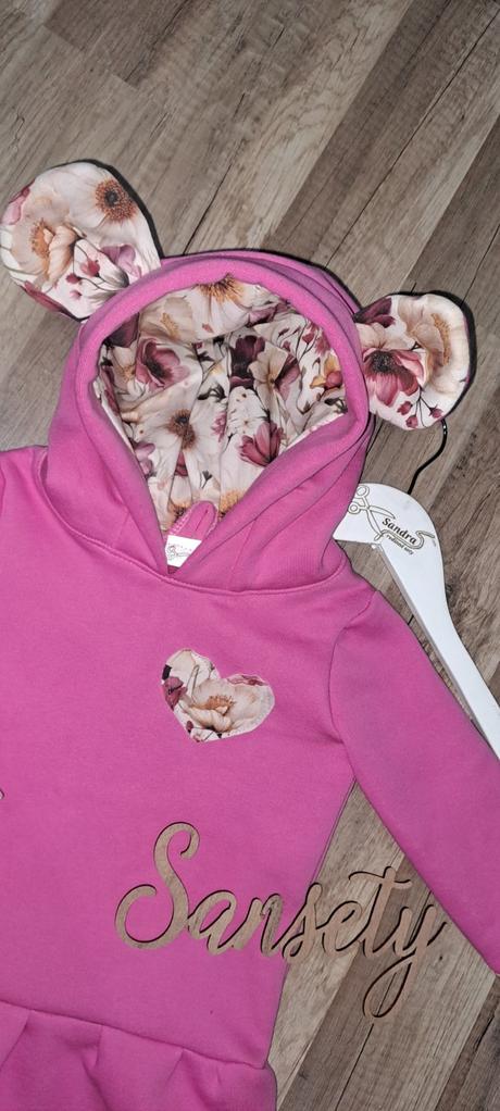 Hrubá mikina s uškami, 80 / 86 / 92