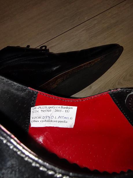 Pánske elegantné topánky, slovobuv,40