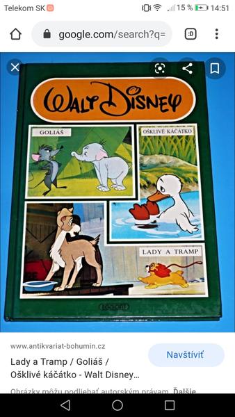 Zháňam Walt disney 3v1  a minirozprávky.