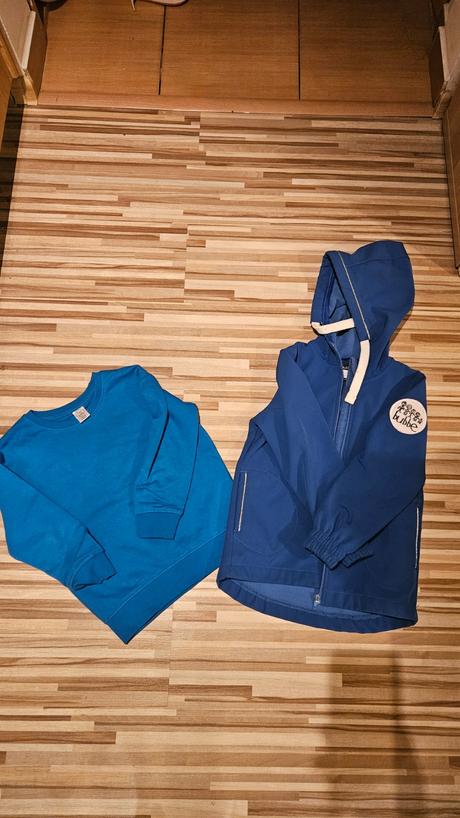 Bubbe softshelova bunda 116/122plus mikinka, bubbe,116