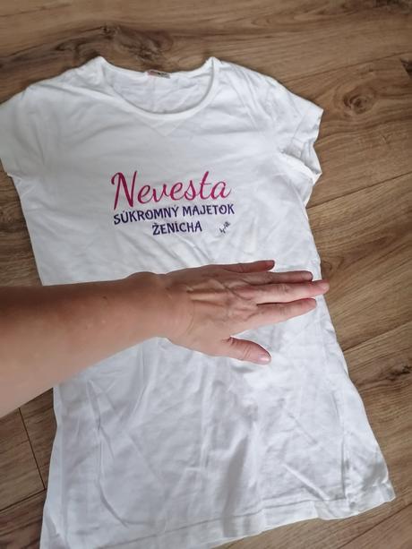 Tričko pre nevestu - m, m