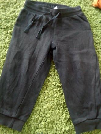 Teplaky cierne, h&m,92